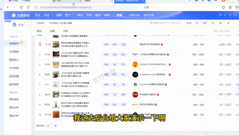 青竹电商·淘宝0-1全流程玩法拆解课程