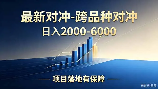 跨品种对冲震撼首发！日收益2000-6000+，项目绿色长久，安全稳健，合规靠谱，可批量放大