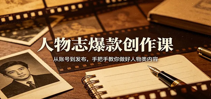 7a61cc604566041e7add22c53ef83182.jpeg 人物志爆款创作课:从账号到发布,手把手教你做好人物类内容