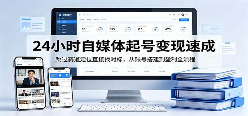156979eafedd9b08ebd820c7b0d6489f.jpeg 24小时自媒体起号变现速成,跳过赛道定位直接找对标,从账号搭建到盈利全流程