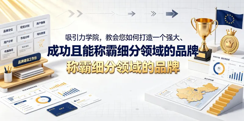 吸引力学院，教会您如何打造一个强大、成功且能称霸细分领域的品牌！【原创双语字幕】