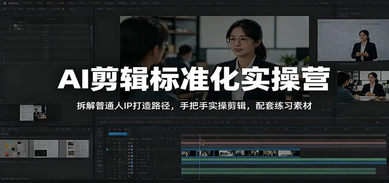 625e5c811f240a8d2a85f3b4d99ed6d7.jpeg AI剪辑标准化实操营:拆解普通人IP打造路径,手把手实操剪辑,配套练习素材