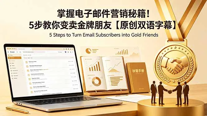 b007d2393531120de1a7088754322c1d.jpeg 掌握电子邮件营销秘籍!5步教你变卖金牌朋友【原创双语字幕】