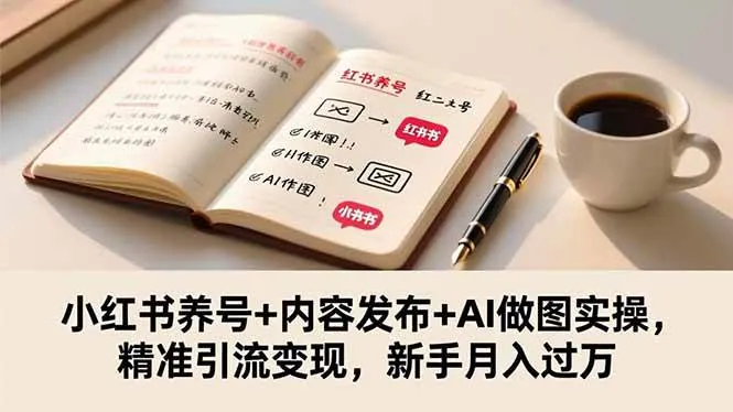 f8bf47d072ef01e46be1086f7d1bcf92.jpeg (16498期)小红书养号+内容发布+AI做图实操,精准引流变现,新手月入过万