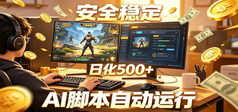 图片[1]|三角洲全自动挂机，AI脚本躺赚，日化500+|网赚金库 | 网创项目|副业兼职|轻创业|