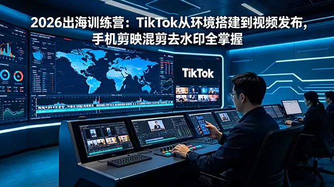 a4eaa067462f2d45ecb1dfd6e036b2b4.jpeg 2026出海训练营:TikTok从环境搭建到视频发布,手机剪映混剪去水印全掌握