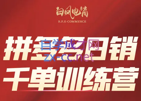 faca78091032f0370718c15d325c519f.png 白凤电商·拼多多日销千单训练营(更新2月)