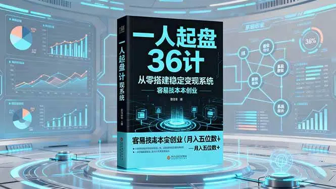 a9fcbf38fc4a6727aa14f261a2cb1040.jpeg (16408期)一人起盘36计:从零搭建稳定变现系统,实现低成本创业,月入五位数+