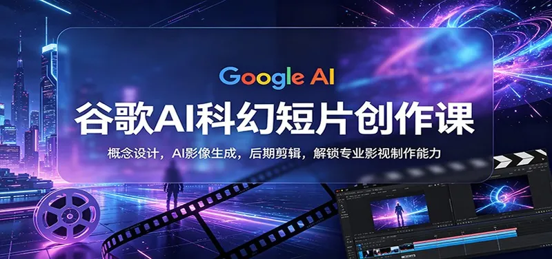 88b627c005a06da9edac093a3abf58e4.jpeg 谷歌AI科幻短片创作课:概念设计,AI影像生成,后期剪辑,解锁专业影视制作能力
