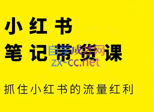 张宾·小红书笔记带货课(更新2026)
