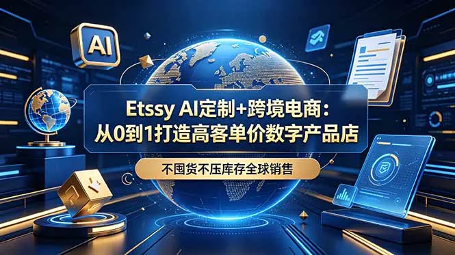 9e59de9f66804a8794dfebf8dc8590b5.jpeg Etsy AI定制+跨境电商:从0到1打造高客单价数字产品店,不囤货不压库存全球销售