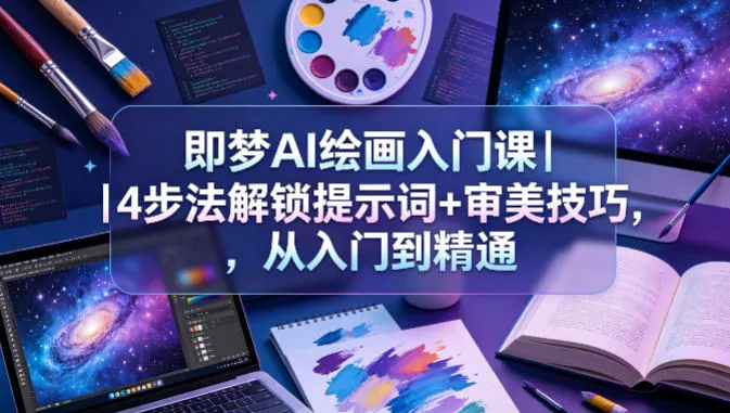 ca00fdd332c73fad2e199822c70b27f7.jpeg 即梦AI绘画入门课|4步法解锁提示词+审美技巧,从入门到精通