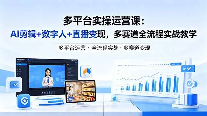 2aa9f1acb14367c4f011d62d570c75e1.jpeg (18193期)某团队多平台实操运营课-更新26年4月25:AI剪辑+数字人+直播变现,多赛道全流程实战教学