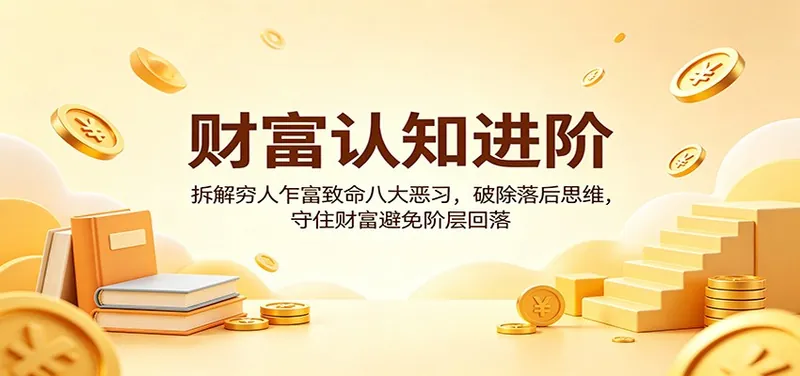 5108c754f53e8903e31724d480aa0bce.jpeg 财富认知进阶:拆解穷人乍富致命八大恶习,破除落后思维,守住财富避免阶层回落