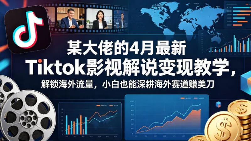 4243488ad90c7182467260f8ba02e989.jpeg 某大佬的4月最新Tiktok影视解说变现教学,解锁海外流量,小白也能深耕海外赛道賺美刀