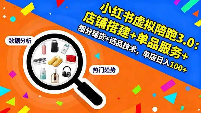 5db65b11d21bbc3db0f596aced8b5dc3.jpeg (16451期)小红书虚拟陪跑3.0:店铺搭建+单品服务+细分铺货+选品技术,单店日入100+