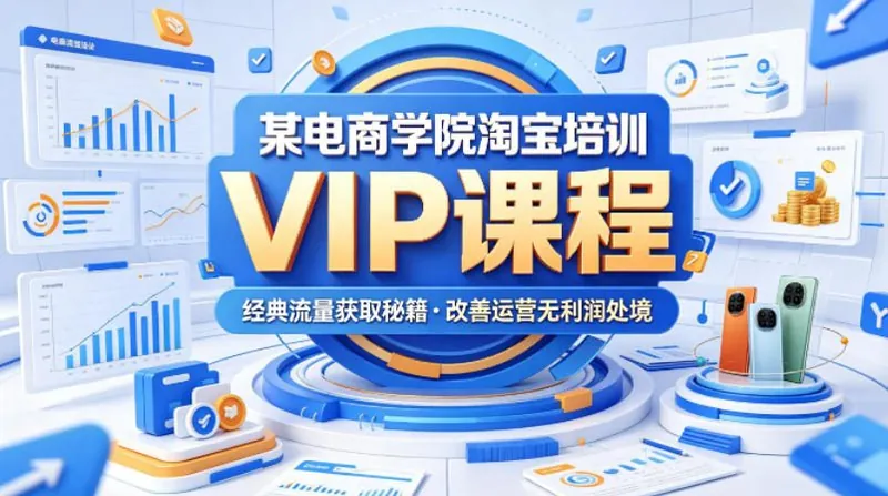 c55cab255f258d494a09621bf833de15.jpeg 某电商学院淘宝培训VIP课程,各种经典有用的流量获取秘籍,改善运营产品没利润的处境(2026年5月)