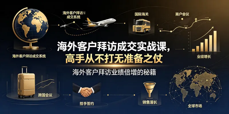 487278dd56c1f97160351150bb029345.jpeg 海外客户拜访成交实战课,高手从不打无准备之仗,海外客户拜访业绩倍增的秘籍