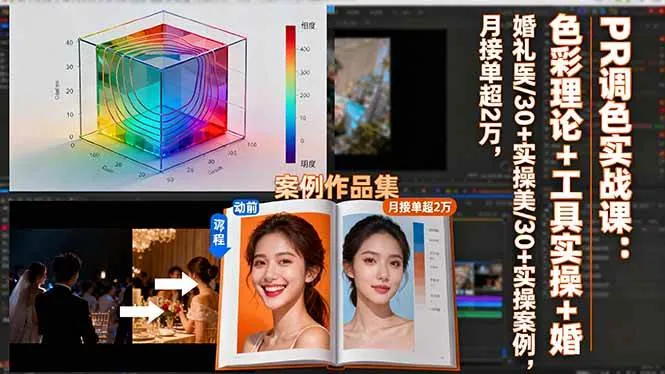 b3f27418b0bc30ba9ea6c15d0abd139c.jpeg (16336期)PR调色实战课:色彩理论+工具实操+婚礼医美/30+实操案例,月接单超2万