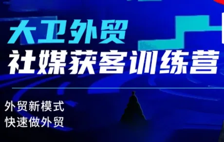 d41626b8dfd9e443112bfe03d67875f6.png 大卫老师·外贸社媒获客独家训练营(更新4月)