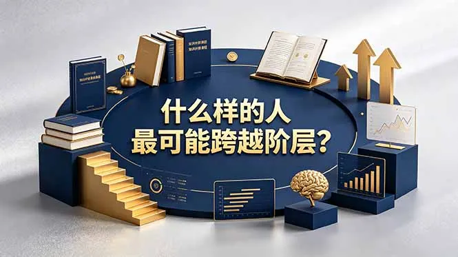 付费文章：什么样的人最可能跨越阶层？具备这五种特质，普通人也能顺利跨越阶层