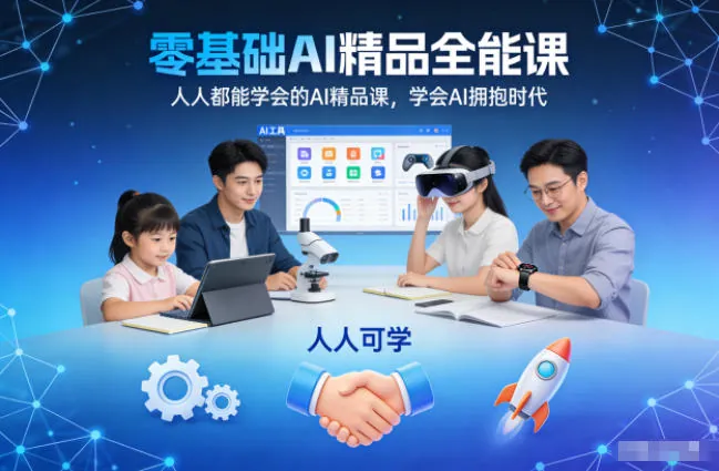 01a701f2def5afe277a14bb6f426edf5.jpeg 零基础AI精品全能课,人人都能学会的AI精品课,学会AI拥抱时代