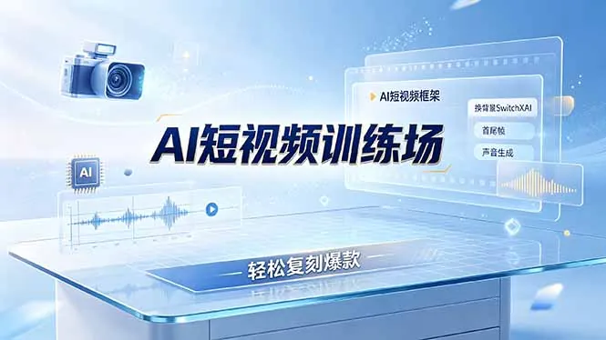 619d3fdc184ca9ea37c85c6f4cec5b79.jpeg 老陈AI短视频训练场:AI短视频框架+换背景SwitchXAI+首尾帧+声音生成,轻松复刻爆款