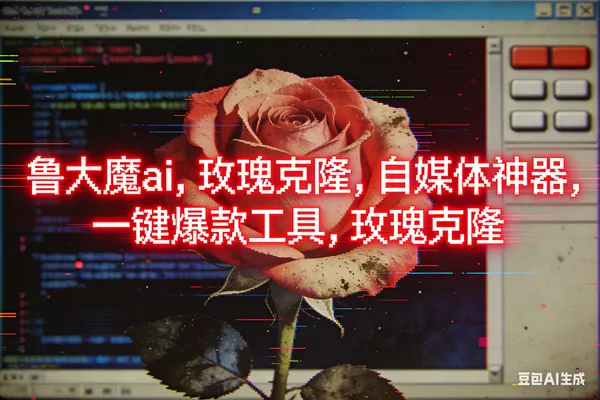 f854dbd0e286d11e5b0d221d89f4592c.png (16971期)ai鲁大魔,自媒体必备的软件,玫瑰克隆神器,一键爆款,详细教程