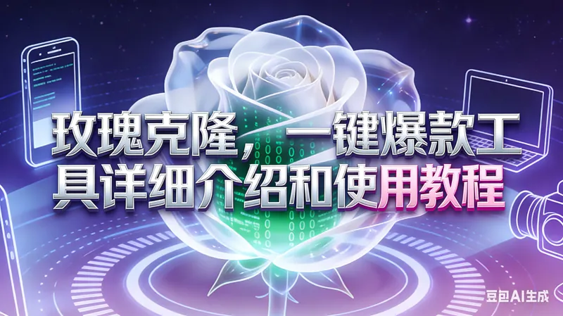 07f26d8627d6f29b279a19fedcde472f.png (16802期)玫瑰克隆工具,自媒体必备神器,一键爆款工具详细介绍和使用教程