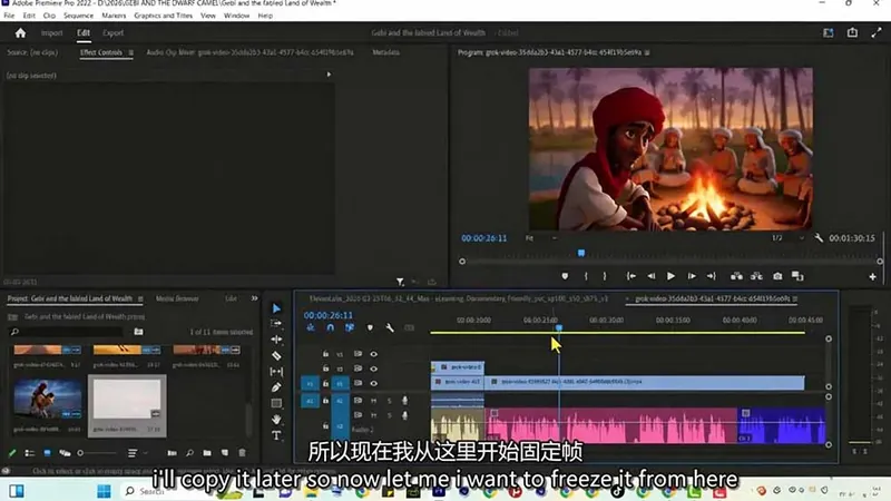 3d34d97a1466028de666414ee30803fc.jpeg Grok Imagine AI故事动画短片实战:电影级视觉效果+角色一致性+高级提示词+后期剪辑全流程