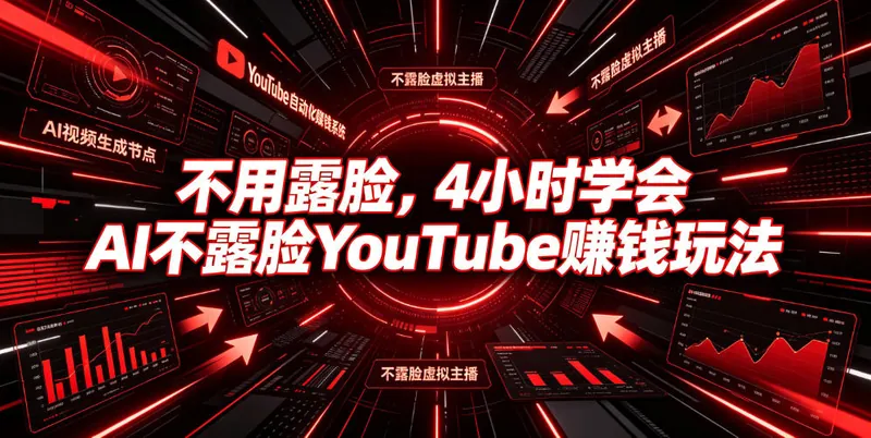 cdc2e833432f85a0c73b87f020cc54e3.jpeg 不用露脸,4小时学会AI不露脸YouTube賺钱玩法【原创双语字幕】