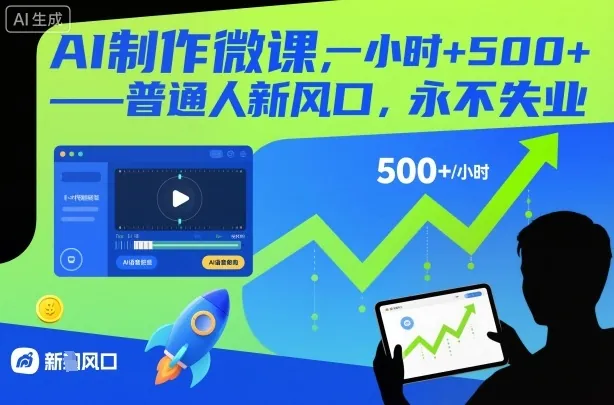 0d7c599551af3c2094544cd60097e07b.jpeg AI制作微课,一小时5张+,普通人新风口,永不失业