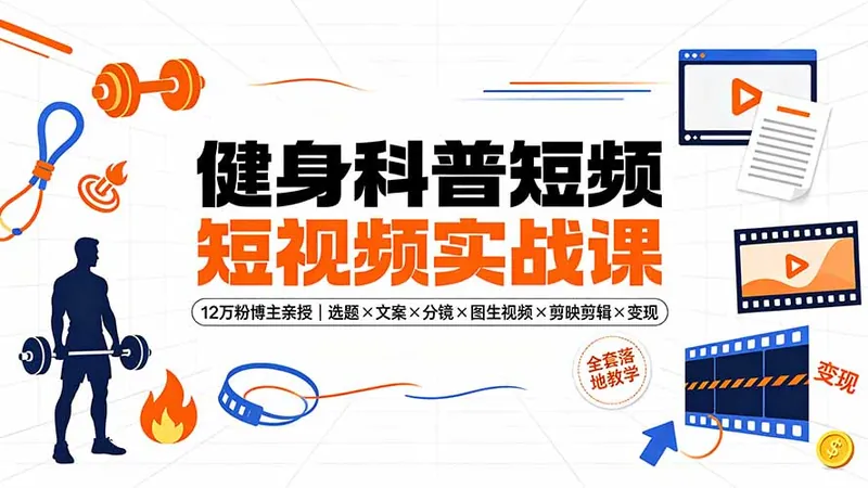 a993bb7281ac69ca78ab76937bb141c3.jpeg 健身科普短视频实战课-12万粉博主亲授|选题×文案×分镜×图生视频×剪映剪辑×变现,全套落地教学