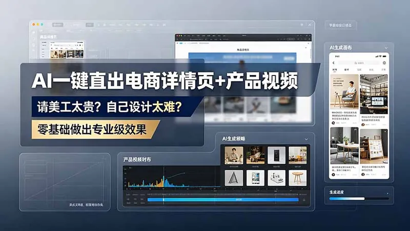 b53a6b87b277d2e9a100d76e71dec0f3.jpeg 请美工太贵?自己设计太难?AI一键直出电商详情页+产品视频,零基础做出专业级效果 (更新