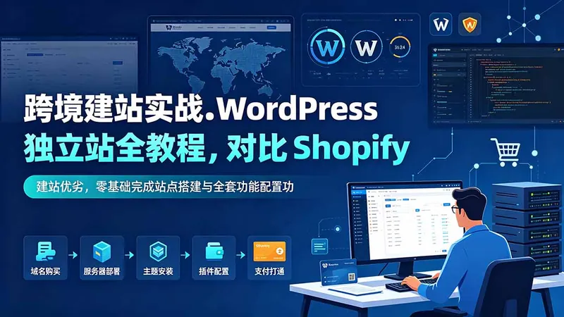 08d6fa2f27e3b302c04c9b48d364533f.jpeg 跨境建站实战:WordPress 独立站全教程,对比 Shopify 建站优劣,零基础完成站点搭建与全套功能配置