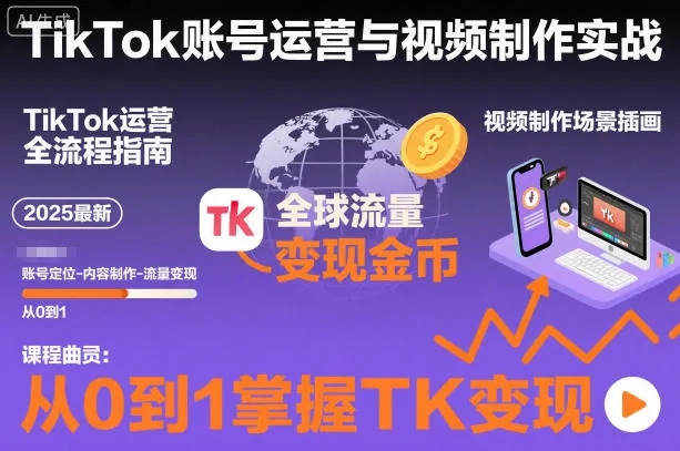 188fca9ff7754e4f61e3b5f30f5efb10.jpeg 2025最新TikTok账号运营与视频制作实战全流程,从0到1掌握TK变现(含11月最新TK搬运技术)