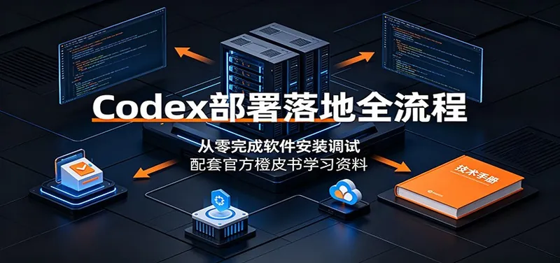3297f199f9db128d5ef451076d0b4e7e.jpeg Codex部署落地全流程:从零完成软件安装调试,配套官方橙皮书学习资料