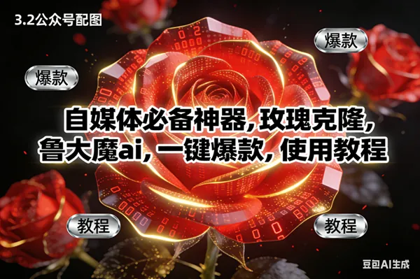 4476c5ca2d228104450d1f56494ce09a.png (16919期)玫瑰克隆神器,ai鲁大魔,自媒体必备软件,一键爆款工具,详细教程
