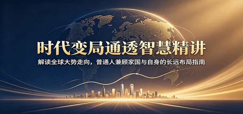 625a3a068aef84bb84ecc7a9ec5c0bb7.jpeg 时代变局通透智慧精讲:解读全球大势走向,普通人兼顾家国与自身的长远布局指南
