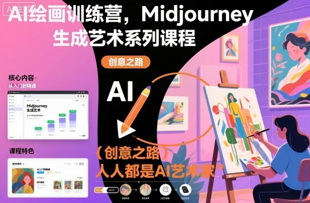 d396a9f96e0791d939a9339a02ff3399.jpeg AI绘画训练营,Midjourney生成艺术系列课程,人人都是AI艺术家