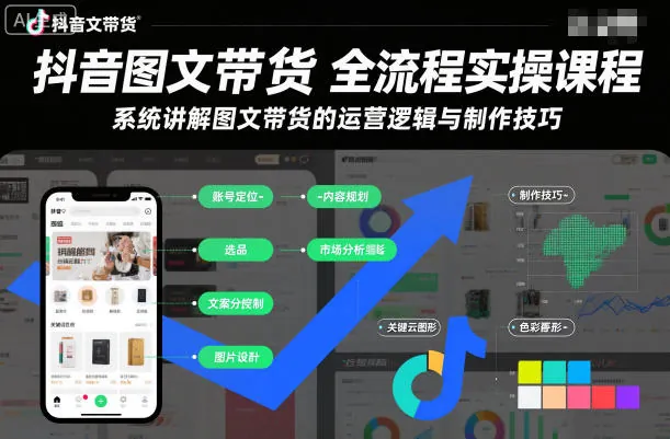 c9a1a6fae0cb670df5653c6a5228ee01.jpeg 抖音图文带货全流程实操课程,系统讲解图文带货的运营逻辑与制作技巧