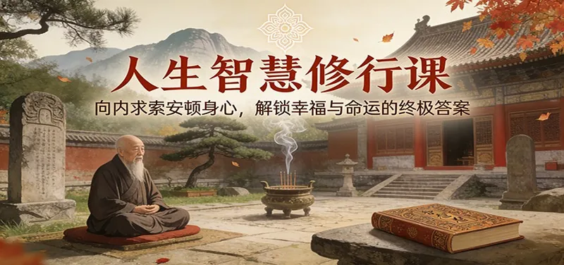 人生智慧修行课：向内求索安顿身心，解锁幸福与命运的终极答案
