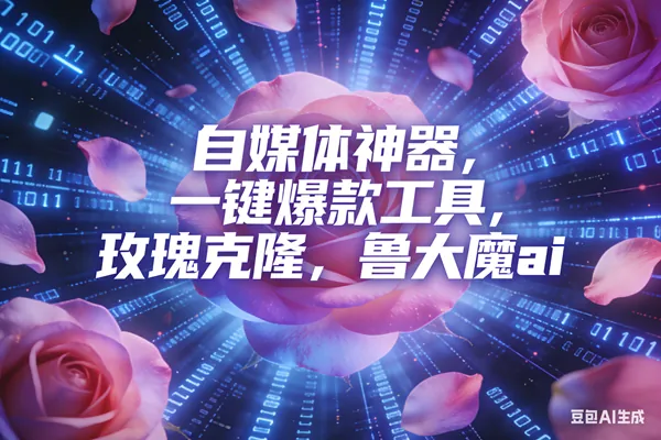 dc15b94e6da56069b64c35a7b6d9018e.png (16949期)ai鲁大魔,自媒体必备的软件,玫瑰克隆神器,一键爆款,详细教程