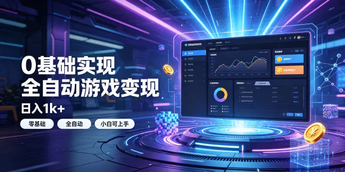 2e391a2c91b2a970b16ce2e1e84c12ba.jpeg 0基础实现全自动游戏变现,日入1k+,小白直接上手搞钱!【揭秘】