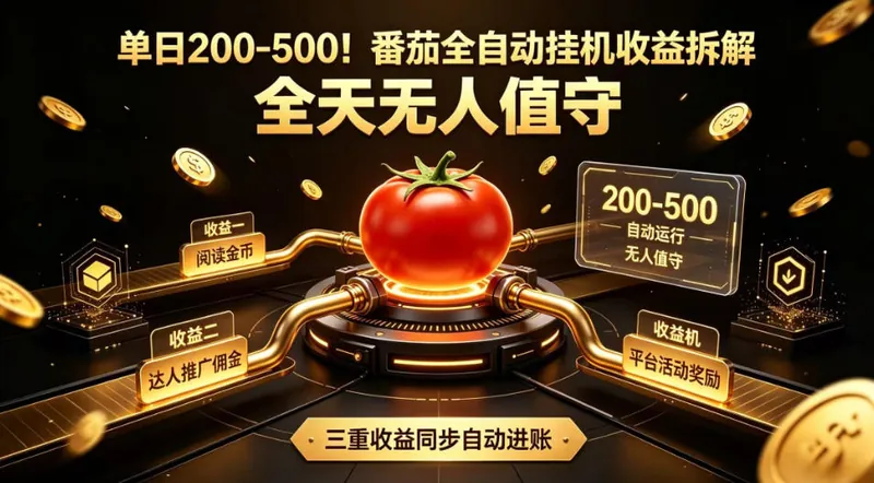 227a79066e65e9b97d1490234b98bc77.jpeg 单日200-500!番茄全自动挂G收益拆解,全天无人值守,矩阵操作收益翻倍【揭秘】