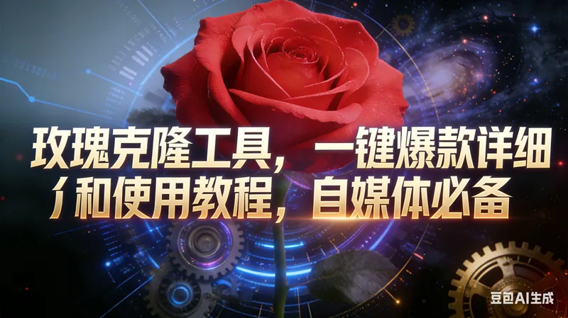 d1da9c9798f57c8684ce5ab3a08187c3.png (16837期)玫瑰克隆工具,鲁大魔ai,自媒体必备神器,一键爆款,详细介绍,和使用教程
