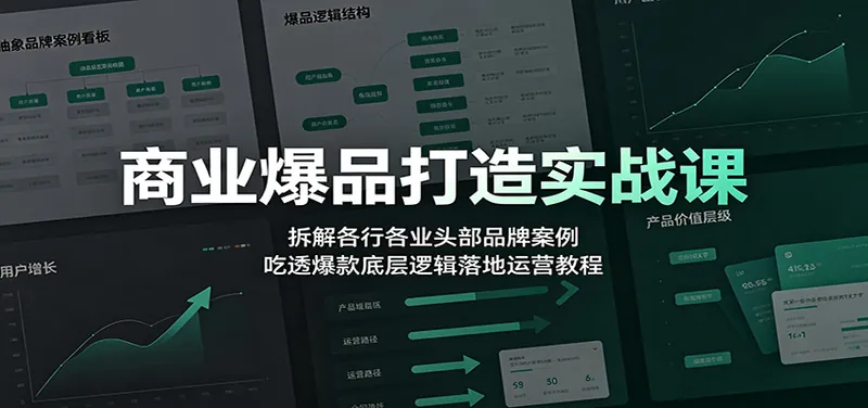 1cf4932e781265bbebf4e9a4300ee6c3.jpeg 商业爆品打造实战课:拆解各行各业头部品牌案例,吃透爆款底层逻辑落地运营教程