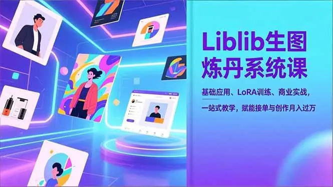 31bded45af168c078f2b96a129515bcf.jpeg (16949期)Liblib生图炼丹系统课,基础应用、LoRA训练、商业实战,一站式教学,赋能接单与创作月入过万