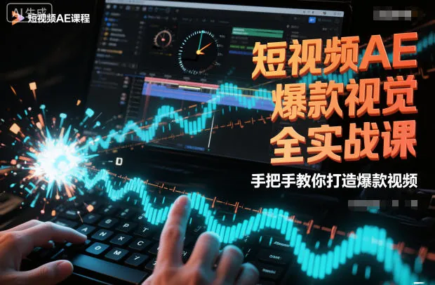 8d021f24afbbef052ddd91911ddea0a0.jpeg 短视频AE爆款视觉全实战课,手把手教你打造爆款视频