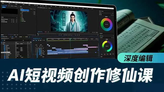 b5903d46ea73da2c14fce0d4d78a1baf.jpeg (16808期)AI短视频创作修仙课,从炼气到金仙、爆款复刻、深度编辑,掌握全栈AI能力